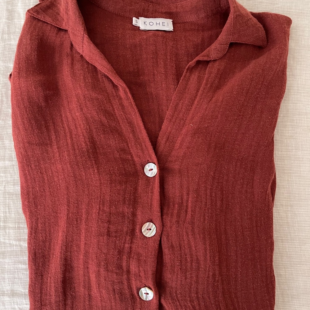 Kohei OS ROA shirt maroon